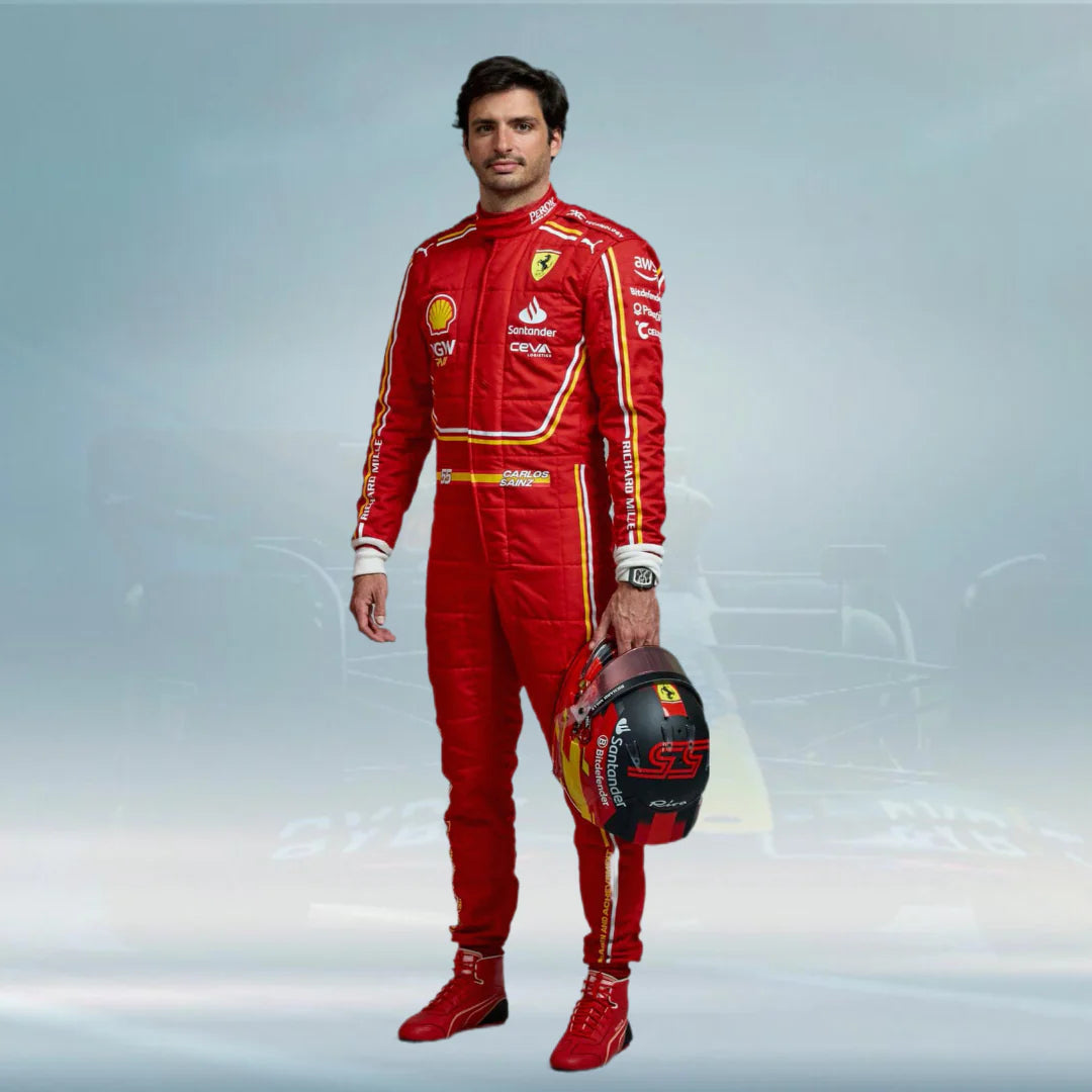 2024 Carlos Sainz HP Scuderia Ferrari Race Suit F1