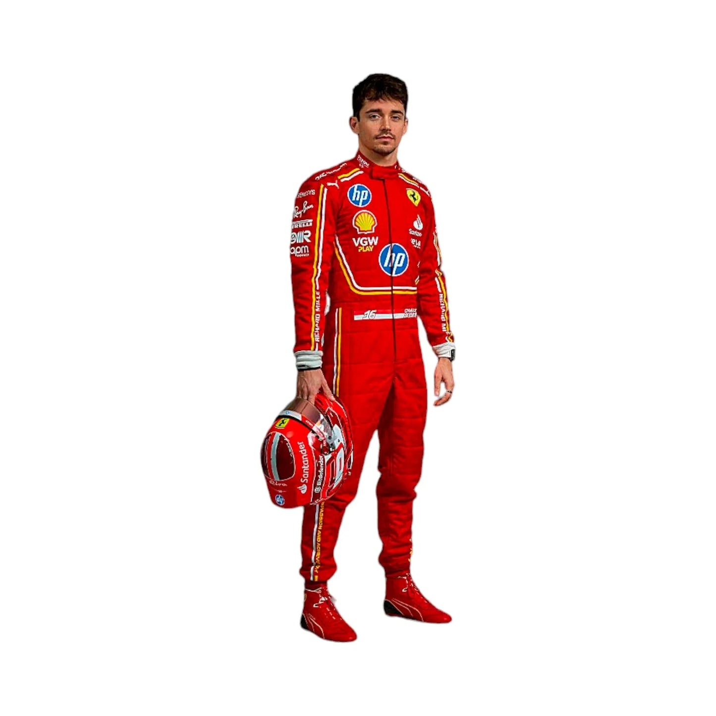 2024 Charles Leclerc HP Scuderia Ferrari Race Suit F1